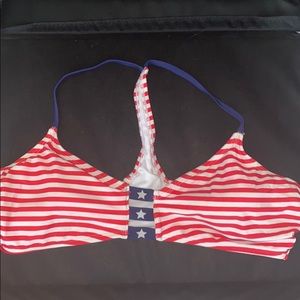 American flag bikini top
